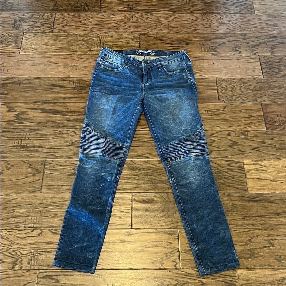 Robin’s Jeans Moto Skinny Mid Rise Size 27